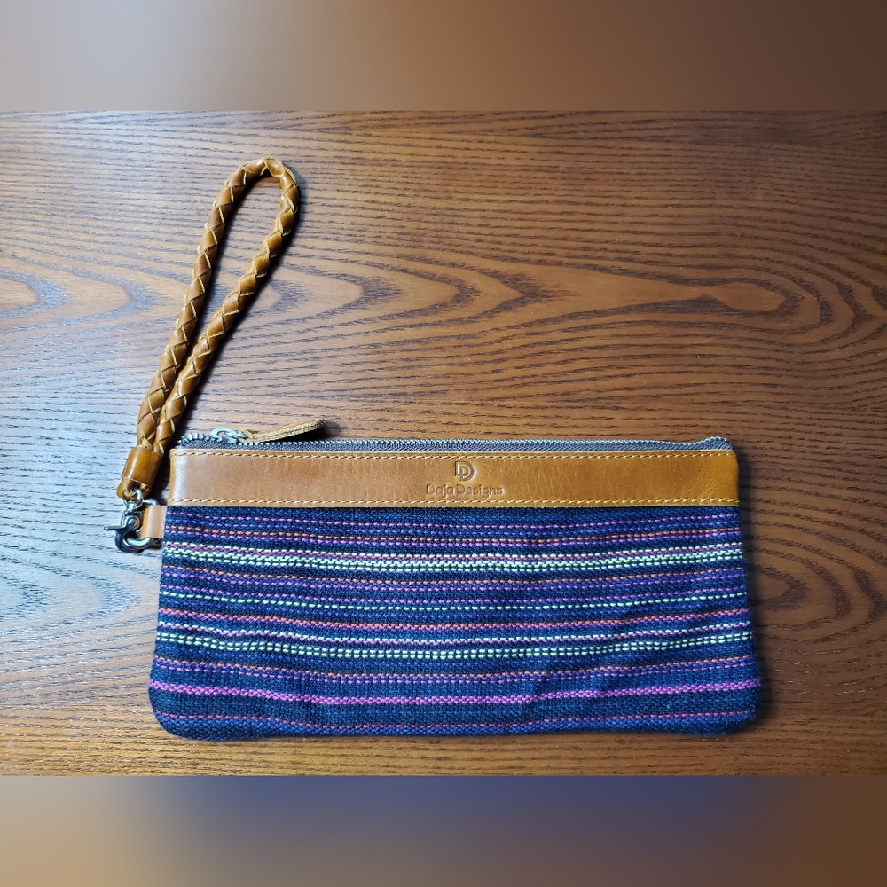 OOAK Daja Designs Handmade Leather Wristlet Wallet